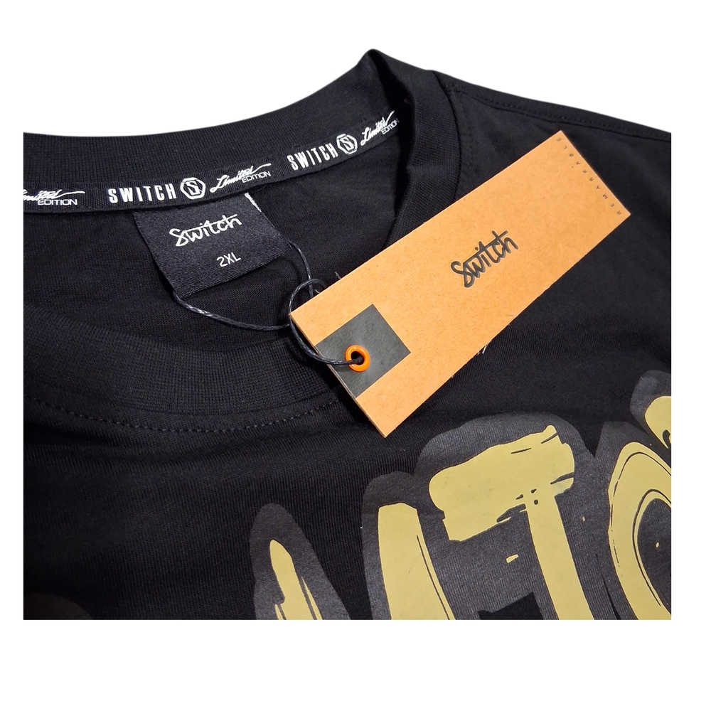🆕️ Switch Elevated Pressure Graphic T-Shirt (Black)- size 2xl snug fit - Picture 3 of 6
